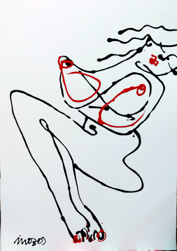 Figura 5 -  2023 - 100x70cm - Acrílico Carton Pluma.